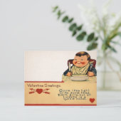 Carte Postale Vintage Valentine (Debout devant)