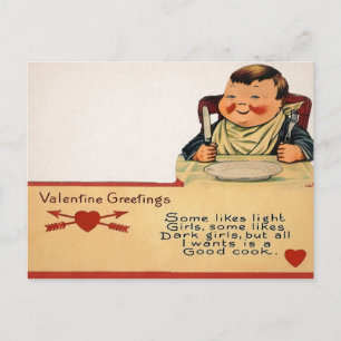 Carte Postale Vintage Valentine