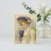 Carte postale vintage Valentine (Debout devant)