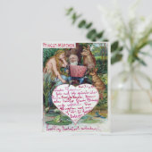 Carte postale vintage Valentine (Debout devant)