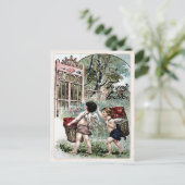 Carte postale vintage Valentine (Debout devant)