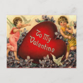 Carte postale vintage Valentine (Devant)
