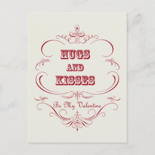 Carte postale vintage Valentine (Devant)