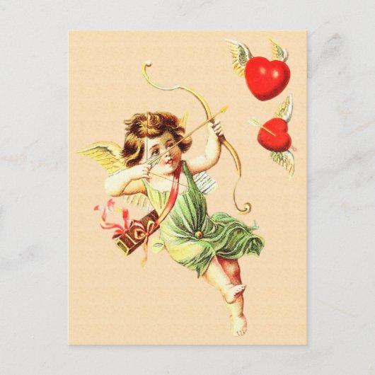 Carte Postale Vintage Valentine Card  (Devant)