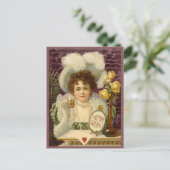 Carte postale vintage Valentine CC0348 (Debout devant)