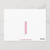 Carte postale Vintage Valentine Kitten blanc adora (Dos)