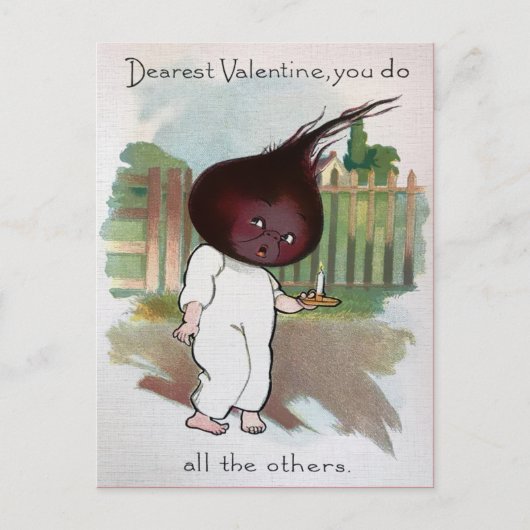 Carte postale vintage Valentines Beet (Devant)