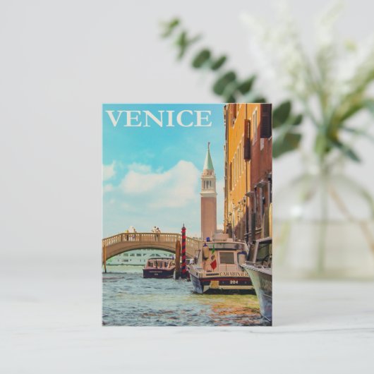 Carte Postale Vintage Venice (Debout devant)