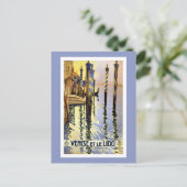 Carte postale vintage Venise Italie Travel (Debout devant)