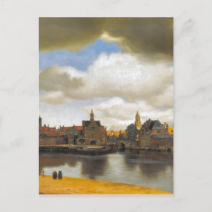 Carte Postale Vintage  Vermeer, view of Delft