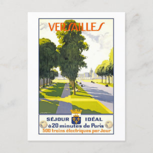 Carte postale vintage Versailles