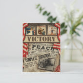 Carte postale vintage "Victoire" WWI (Debout devant)