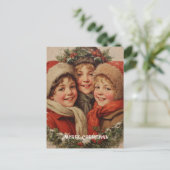 Carte Postale Vintage Victorian Christmas Postcard (Debout devant)