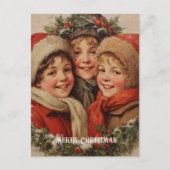 Carte Postale Vintage Victorian Christmas Postcard (Devant)