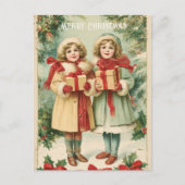 Carte Postale Vintage Victorian Christmas Postcard (Devant)