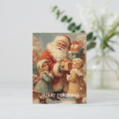 Carte Postale Vintage Victorian Christmas Postcard (Debout devant)