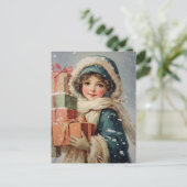 Carte Postale Vintage Victorian Christmas Postcard (Debout devant)