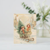 Carte Postale Vintage Victorian Christmas Postcard (Debout devant)
