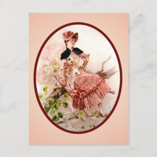 Carte postale vintage Victorian Lady