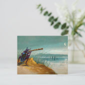 Carte postale vintage victorienne de bug et de lun (Debout devant)