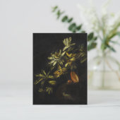 Carte Postale Vintage vie morte avec Passionflowers (Debout devant)