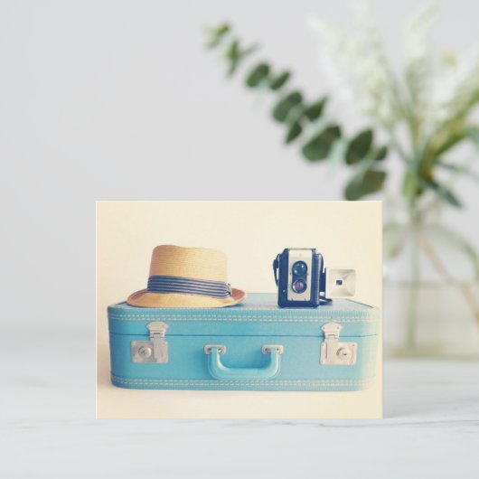 Carte postale vintage vierge (Debout devant)