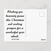 Carte Postale Vintage Vierge et Anges Enfants Noël (Dos)