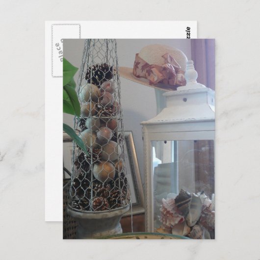 Carte Postale Vintage Vignette (Devant / Derrière)