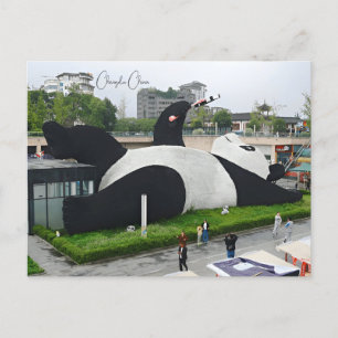 Carte Postale Vintage ville de voyage Chengdu Chine Asie de l'Es