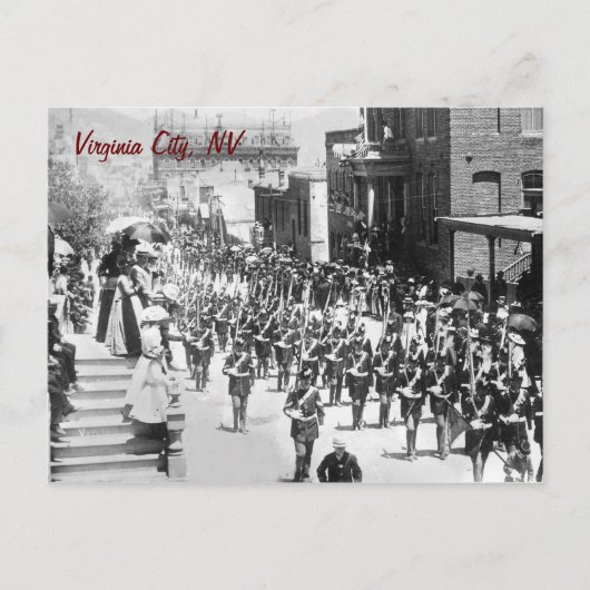 Carte postale Vintage Virginia City Parade (Devant)
