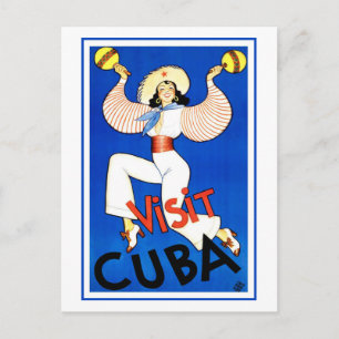 Carte Postale Vintage - Visiter Cuba