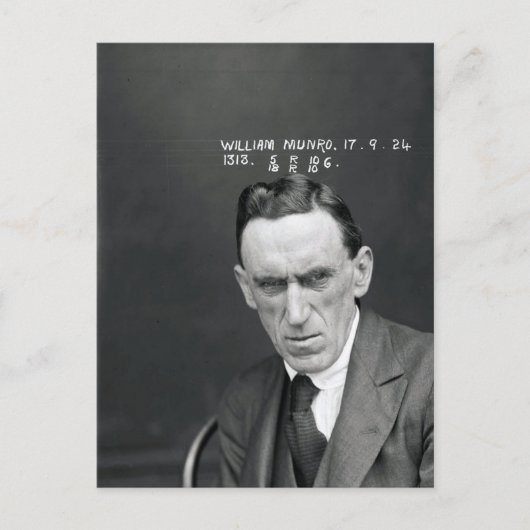 Carte Postale Vintage Voleur criminel coups de bâton (Devant)