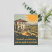 Carte Postale Vintage | vous devez aller en Italie (Debout devant)