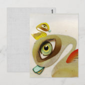 Carte Postale Vintage voyage (Devant / Derrière)