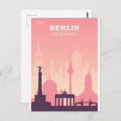 Carte postale Vintage voyage Allemagne Berlin (Devant / Derrière)