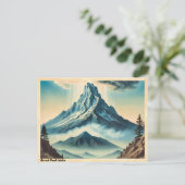 Carte Postale Vintage voyage Borah Peak Idaho (Debout devant)