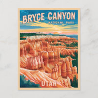 Vintage voyage Bryce Canyon National Park Utah
