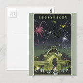 Carte Postale Vintage voyage Copenhague Allemagne (Devant / Derrière)