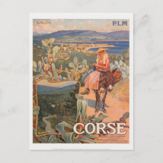 Carte Postale Vintage voyage Corse, Ajaccio -