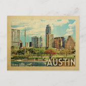Carte Postale Vintage voyage d'Austin Texas (Devant)