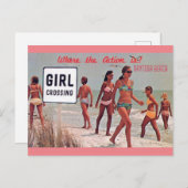 Carte postale Vintage voyage Daytona Beach Florida (Devant / Derrière)