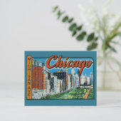 Carte postale Vintage voyage de Chicago (Debout devant)