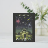 Carte postale Vintage voyage de Copenhague (Debout devant)