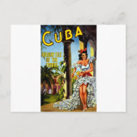 Vintage voyage de danseuse cubaine