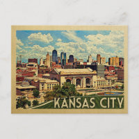 Vintage voyage de Kansas City Missouri