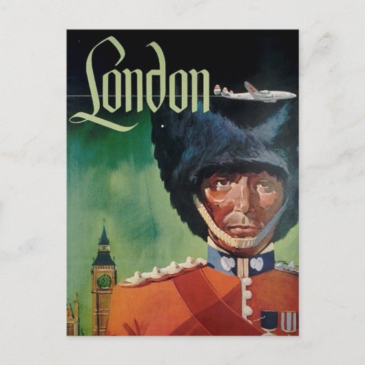 Carte Postale Vintage voyage de Londres (Devant)