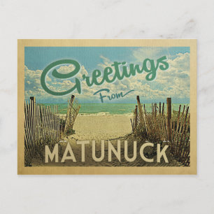 Carte Postale Vintage voyage de Matunuck Beach