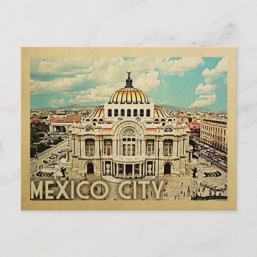 Carte postale Vintage voyage de Mexico (Devant)