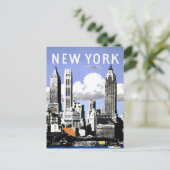 Carte Postale Vintage voyage de New York (Debout devant)