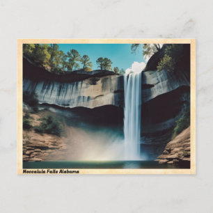 Carte Postale Vintage voyage de Noccalula Falls Alabama